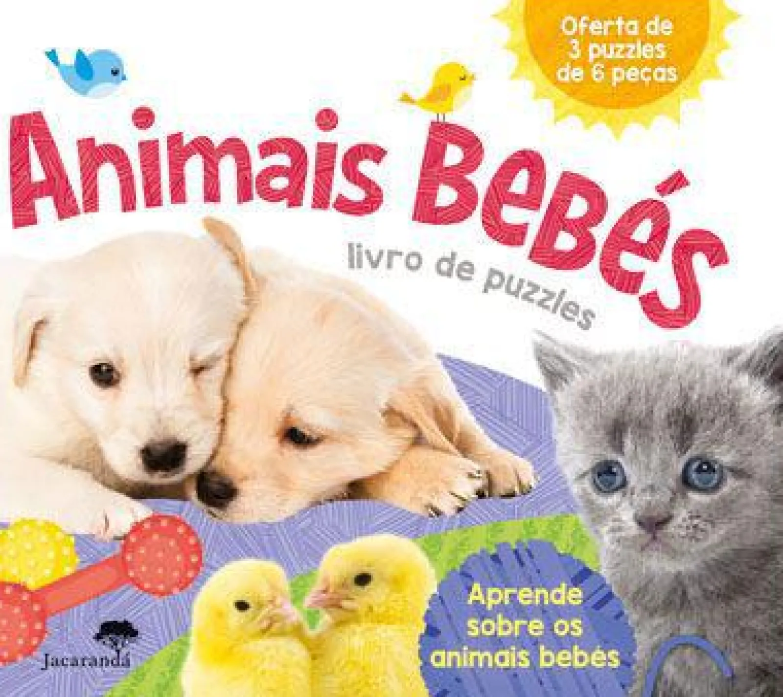 Sale Jacarandá Animais Bebés - Livro de Puzzles
