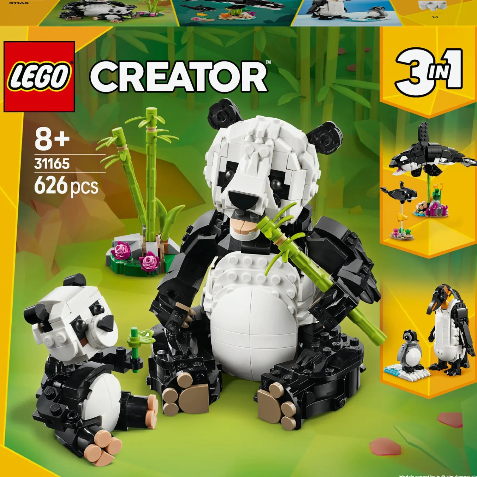 Lego-Creator Animais Selvagens: Família De Pandas
