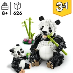 Lego-Creator Animais Selvagens: Família De Pandas