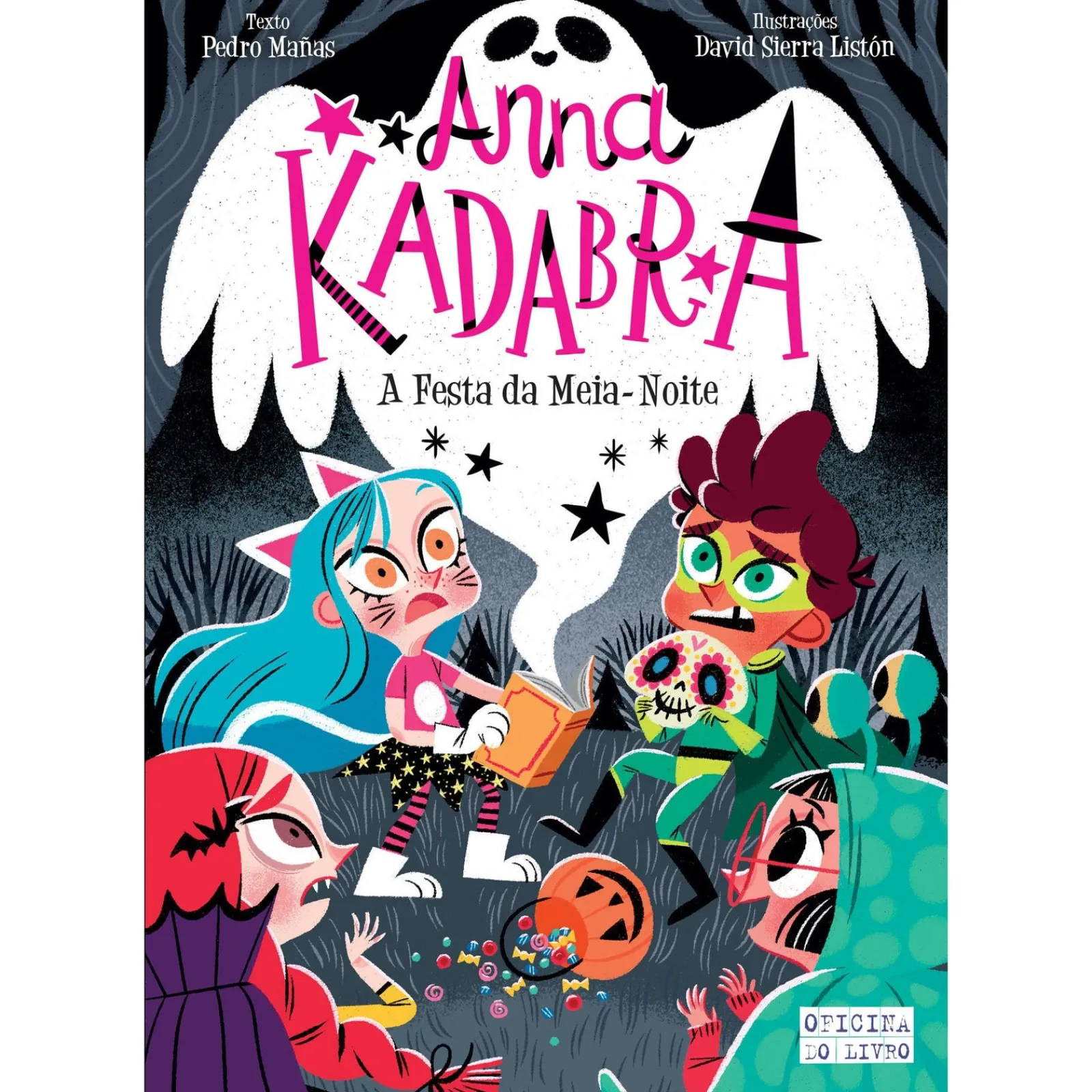 Oficina Livro Anna Kadabra 4 - A Festa da Meia-Noite de Pedro Mañas e David Sierra Listón