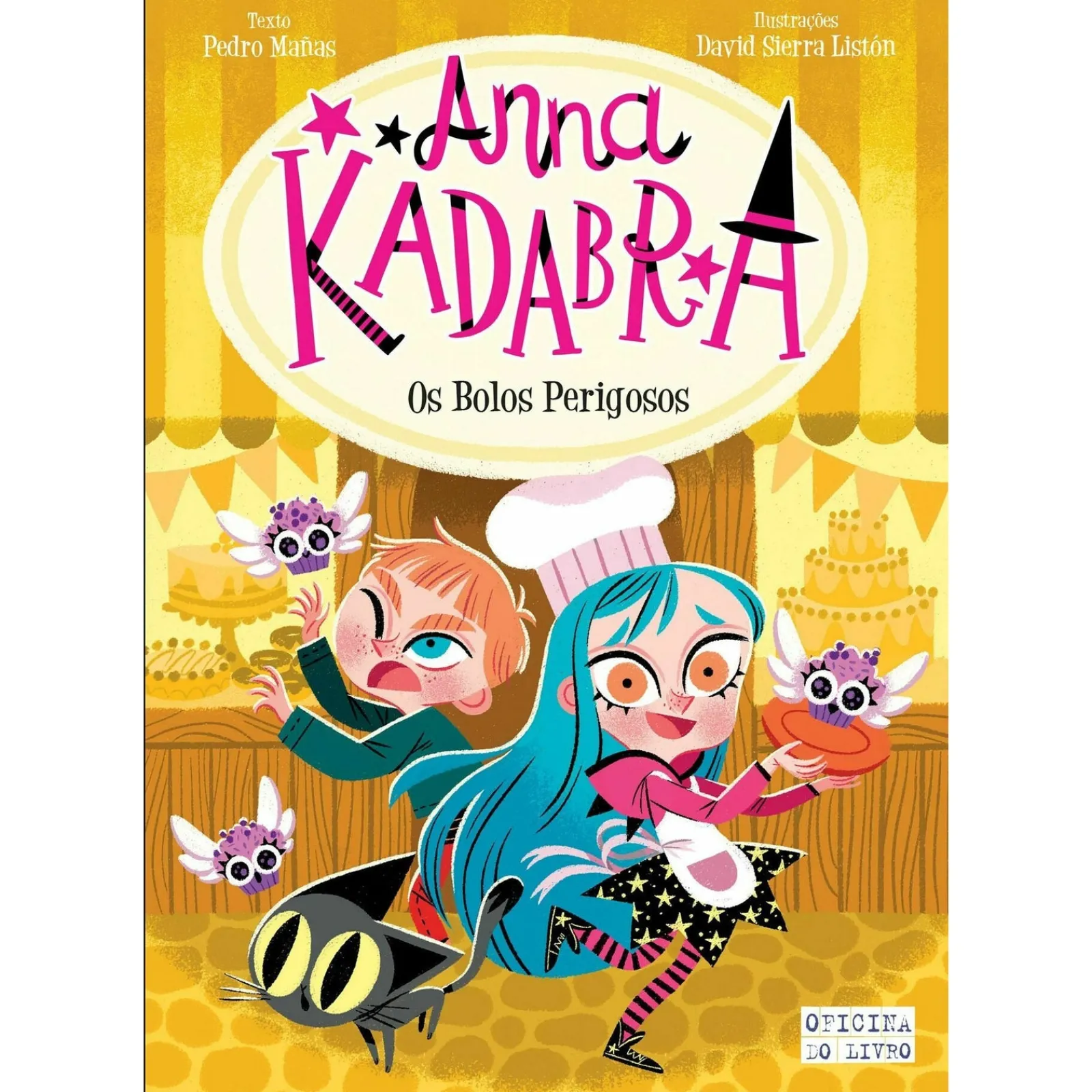 Oficina Livro Anna Kadabra 6 Bolos Perigosos de Pedro Mañas