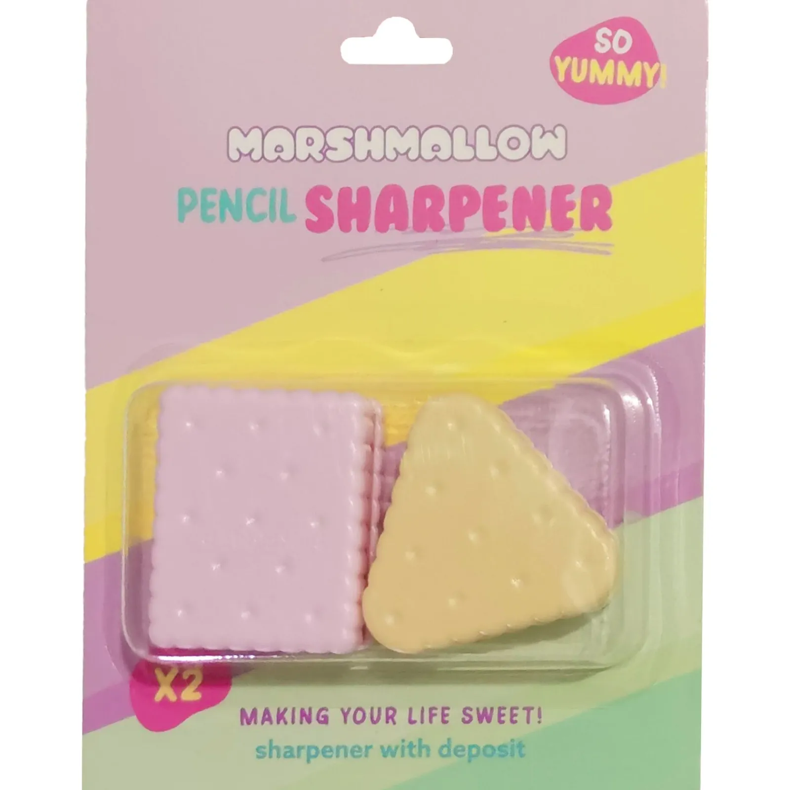 Marshmallow Apara Lápis 2 Unidades