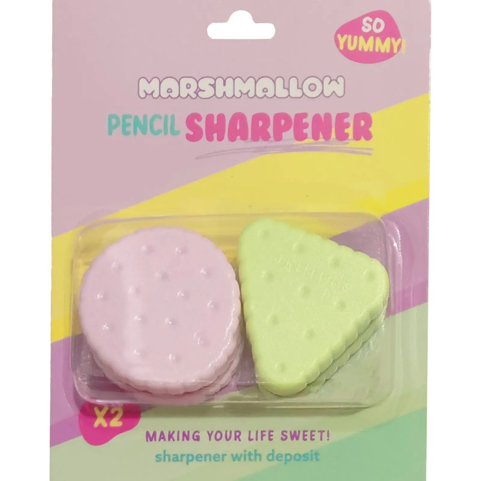 Marshmallow Apara Lápis 2 Unidades