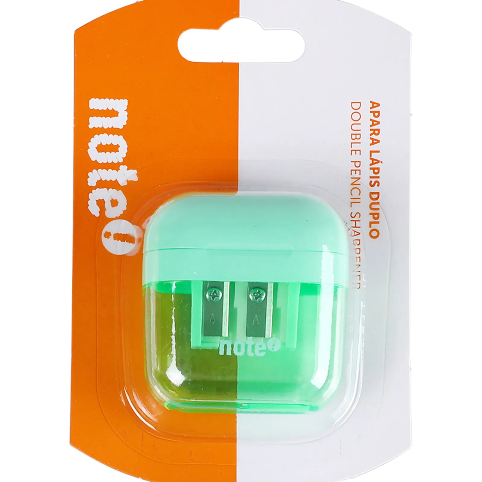 Best Note! Apara lápis Duplo com Depósito Pastel