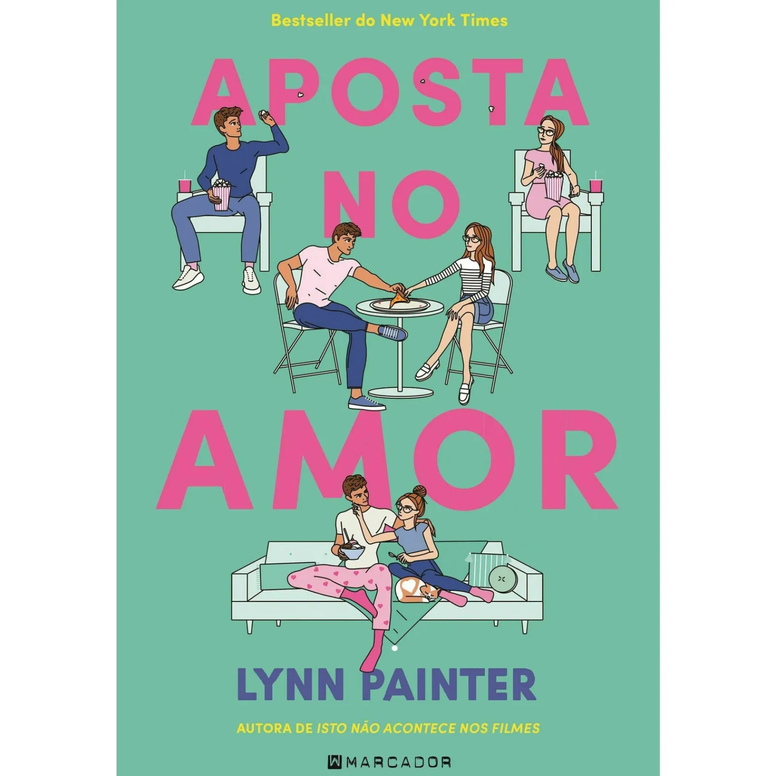 Marcador Aposta no Amor de Lynn Painter