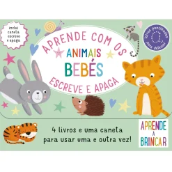 Jacarandá Aprende com os Animais Bebés - Escreve e Apaga
