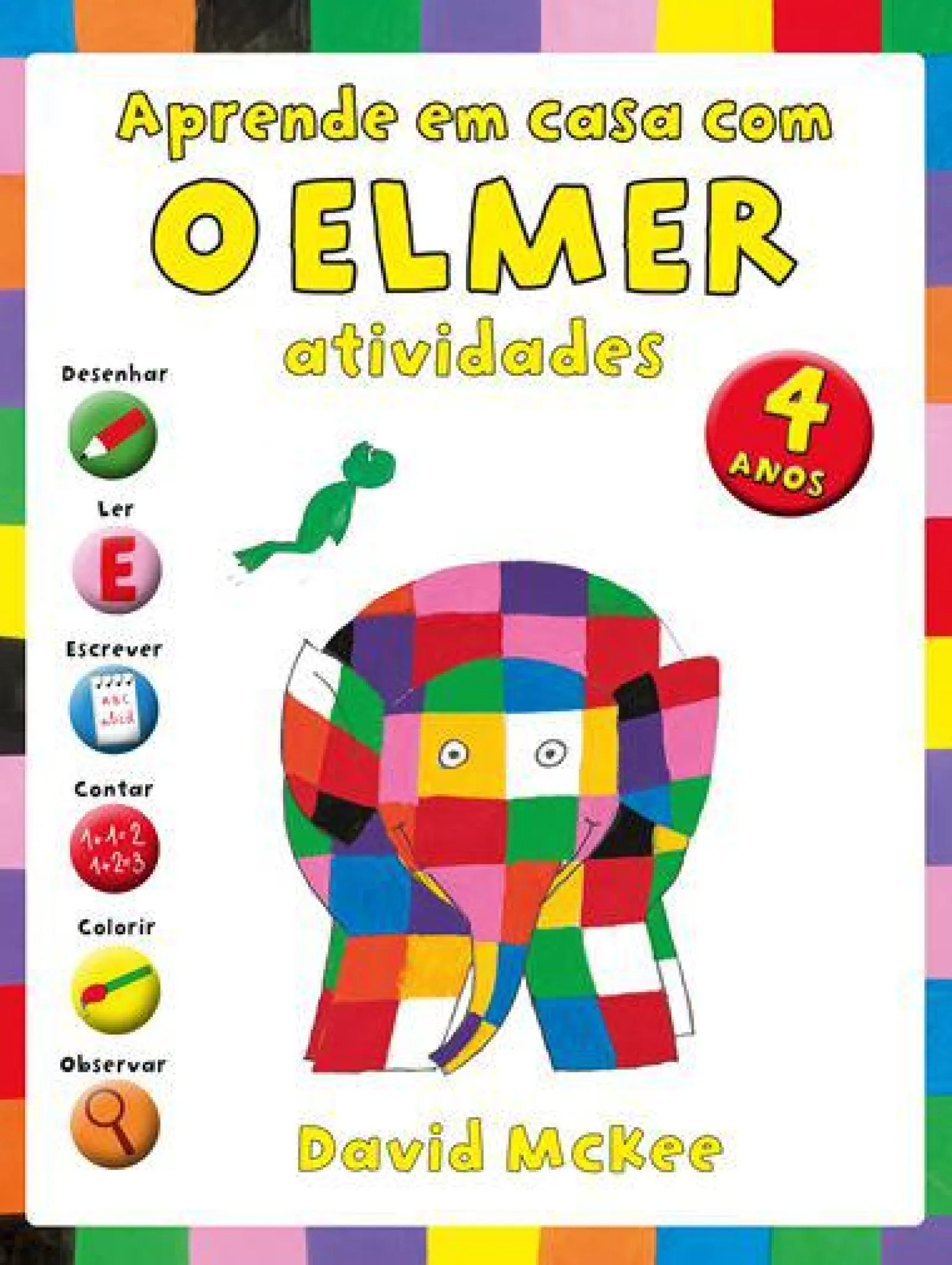 Sale Nuvem De Letras Aprende em Casa com o Elmer de David McKee - Atividades para 4 Anos
