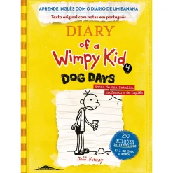 Booksmile Aprende Inglês com o Diário de um Banana 4 de Jeff Kinney
