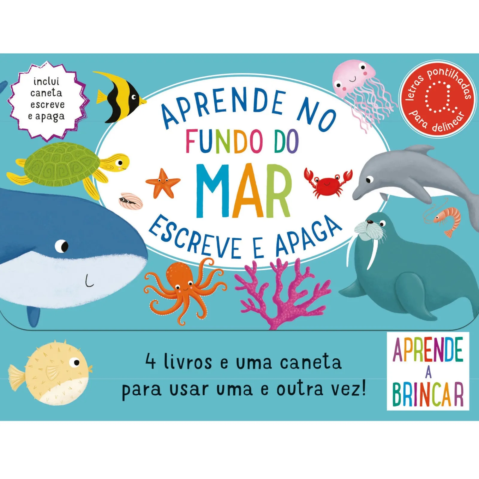 Jacarandá Aprende no Fundo do Mar - Escreve e Apaga