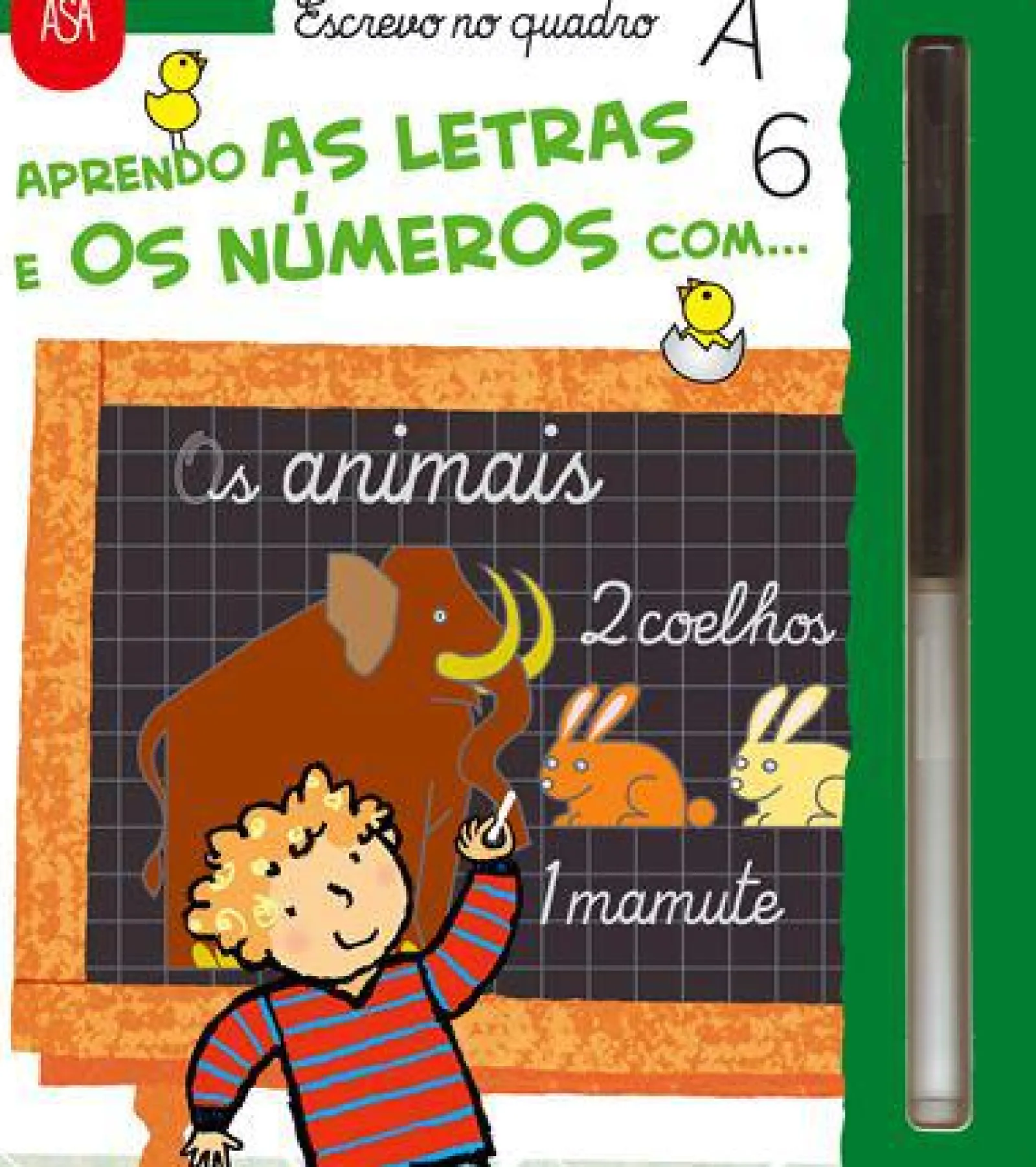 Asa Aprendo as Letras e os Números Com… os Animais de Carlo Alberto Michelini
