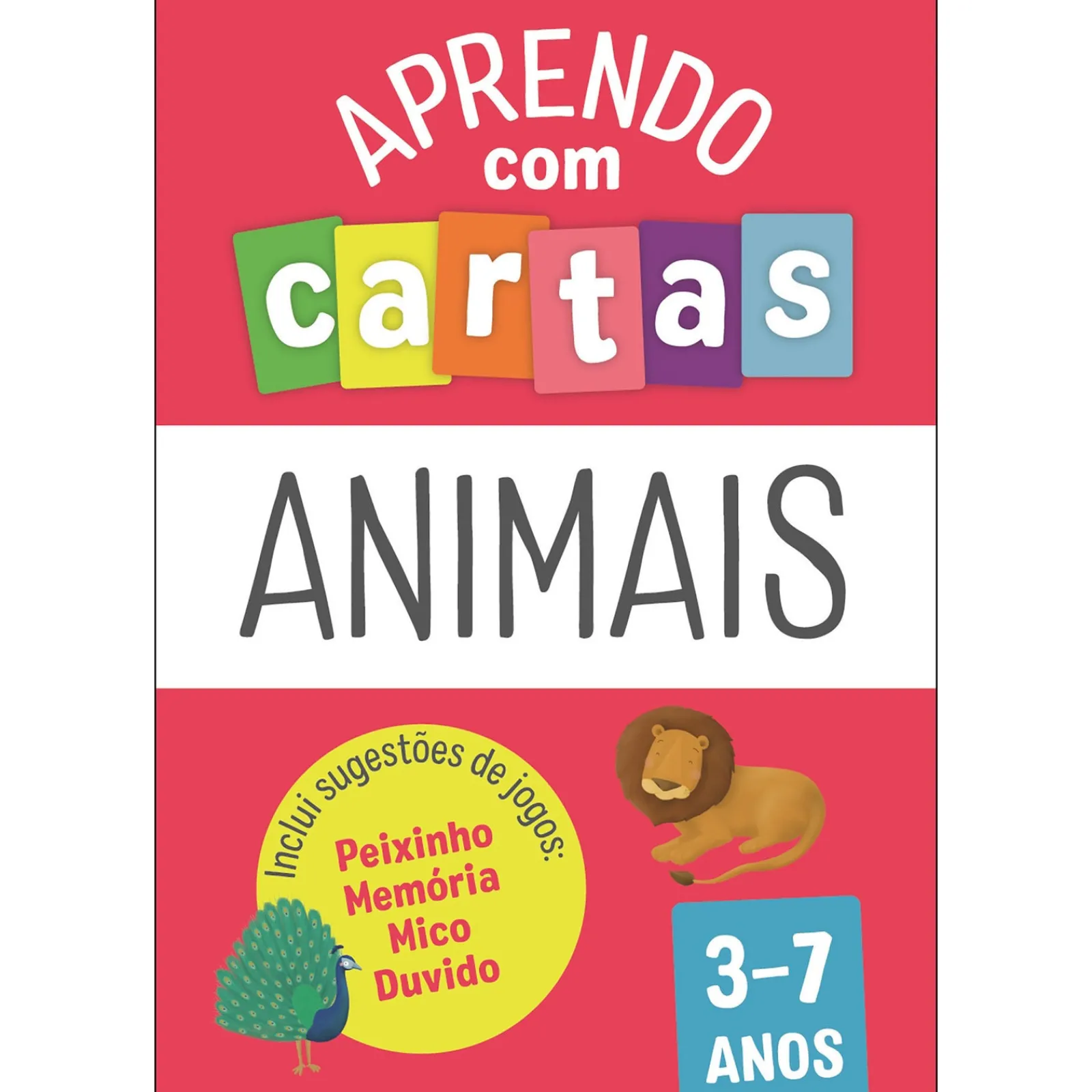 Fábula Educação Aprendo com Cartas - Animais 3-7 Anos