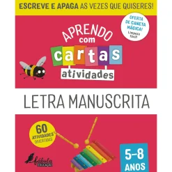 Best Fábula Educação Aprendo com Cartas - Atividades - Letra Manuscrita 5-8 Anos Ilustração: Maria Fernandes