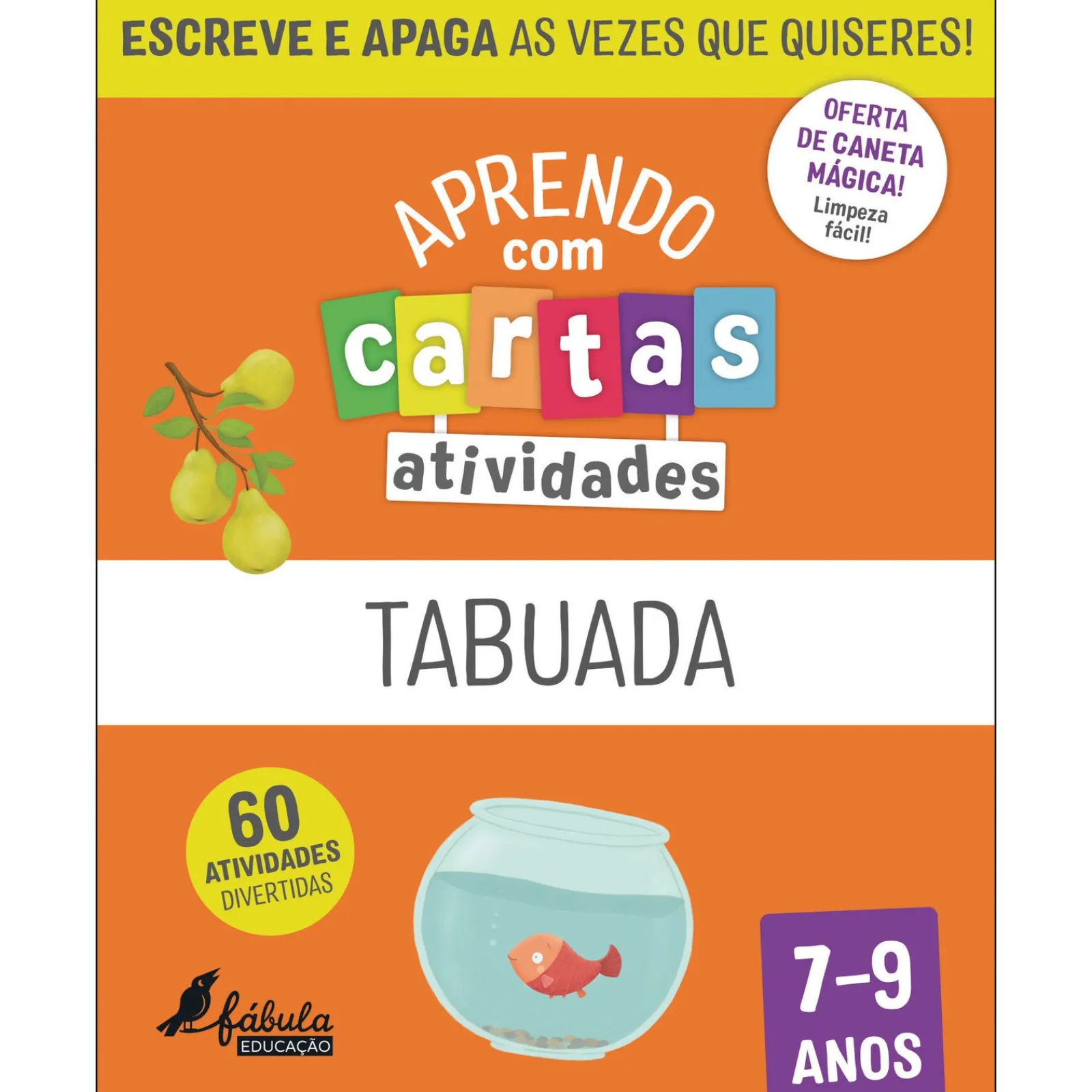 Outlet Fábula Aprendo com Cartas - Tabuada 7-9 Anos