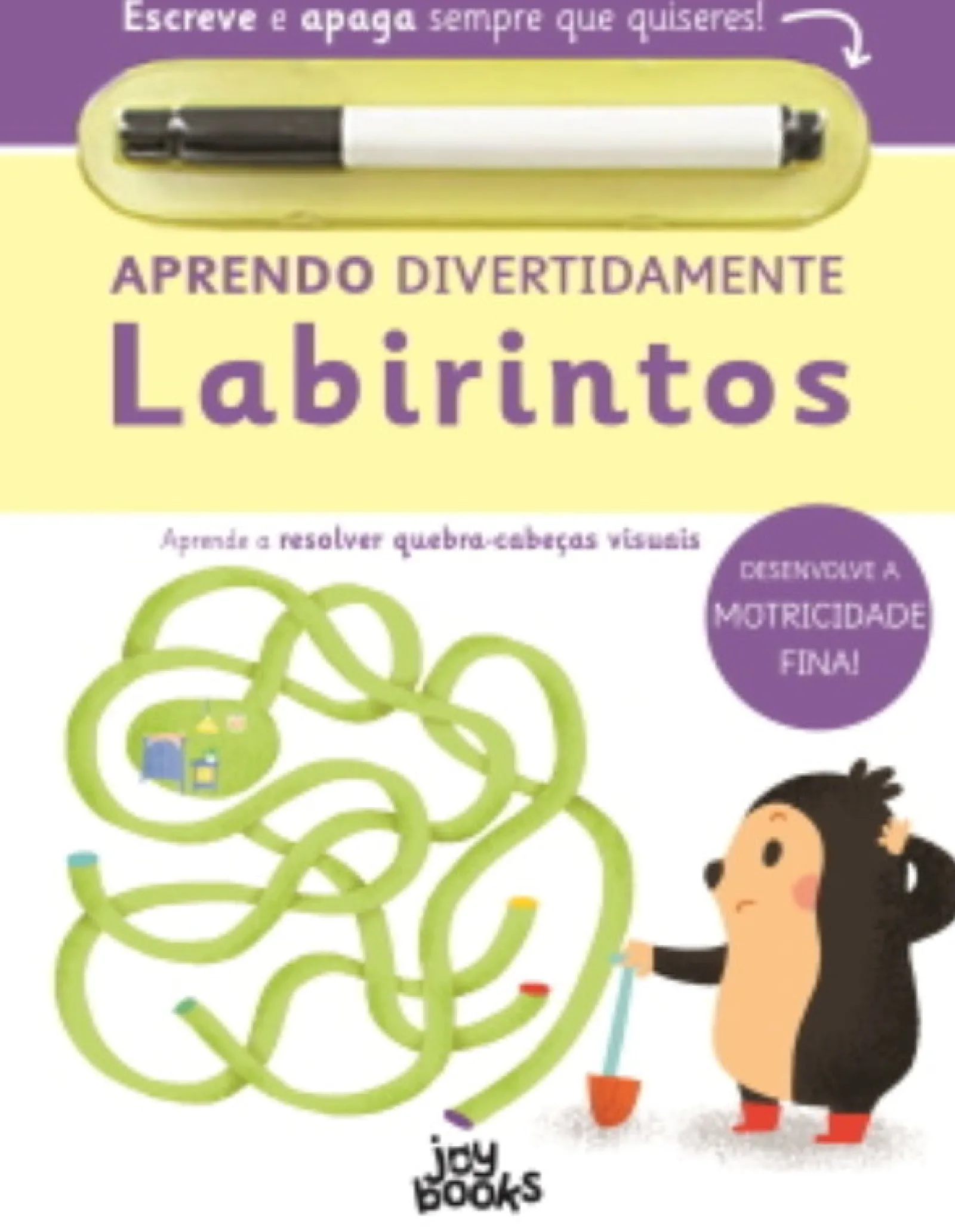 Clearance Joybooks Aprendo Divertidamente - Labirintos de Elizabeth Golding - Aprende a Resolver Quebra-cabeças Visuais