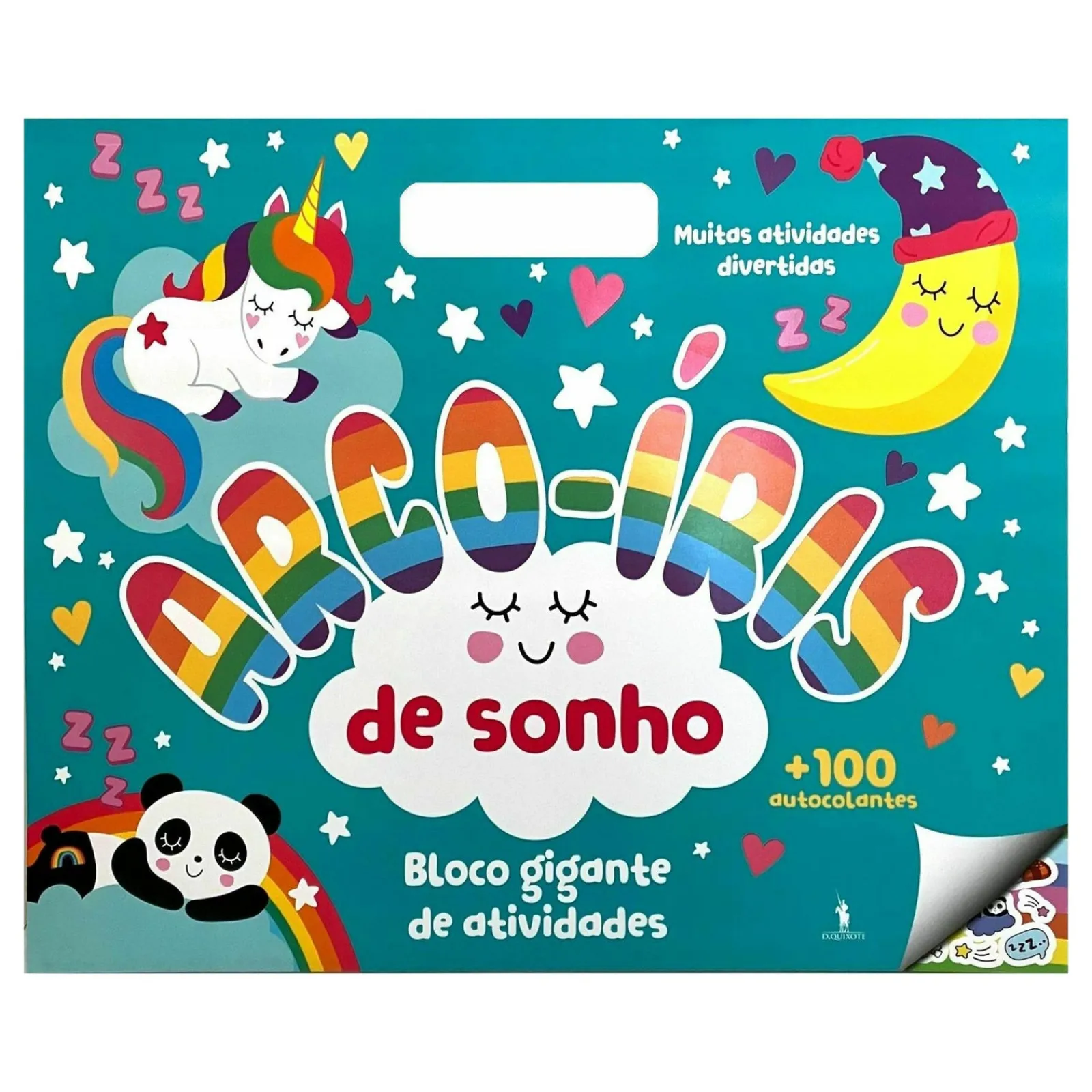 New Dom Quixote Arco-Íris de Sonho - Bloco Gigante de Atividades de Vários Autores
