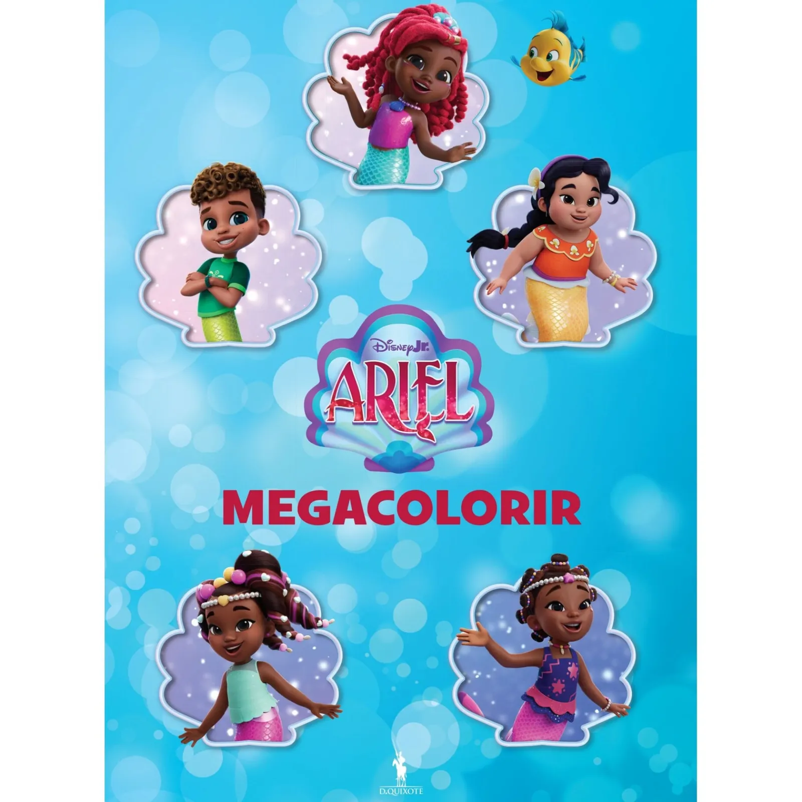 Dom Quixote Ariel - Megacolorir de Disney