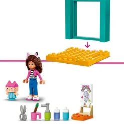 Lego-Gabby Artes Com O Bebé Cartão