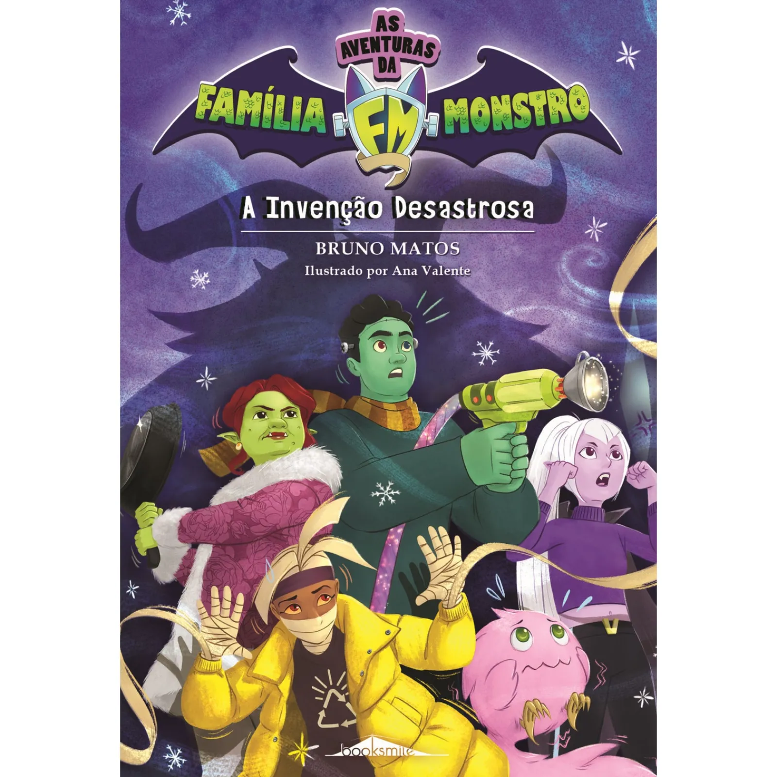 Booksmile As Aventuras da Família Monstro Nº 1 - A Invenção Desastrosa de Bruno Matos