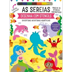 New Booksmile As Sereias - Desenha com Stencils de Elizabeth Golding