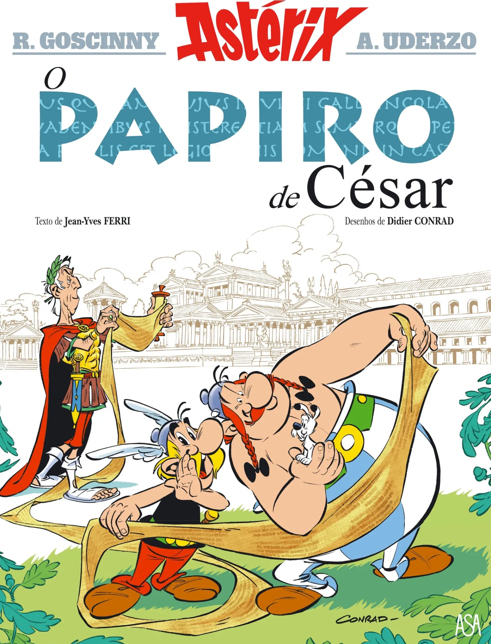 Outlet Asa Astérix - o Papiro de César (volume 36) de Jean-Yves Ferri e Didier Conrad