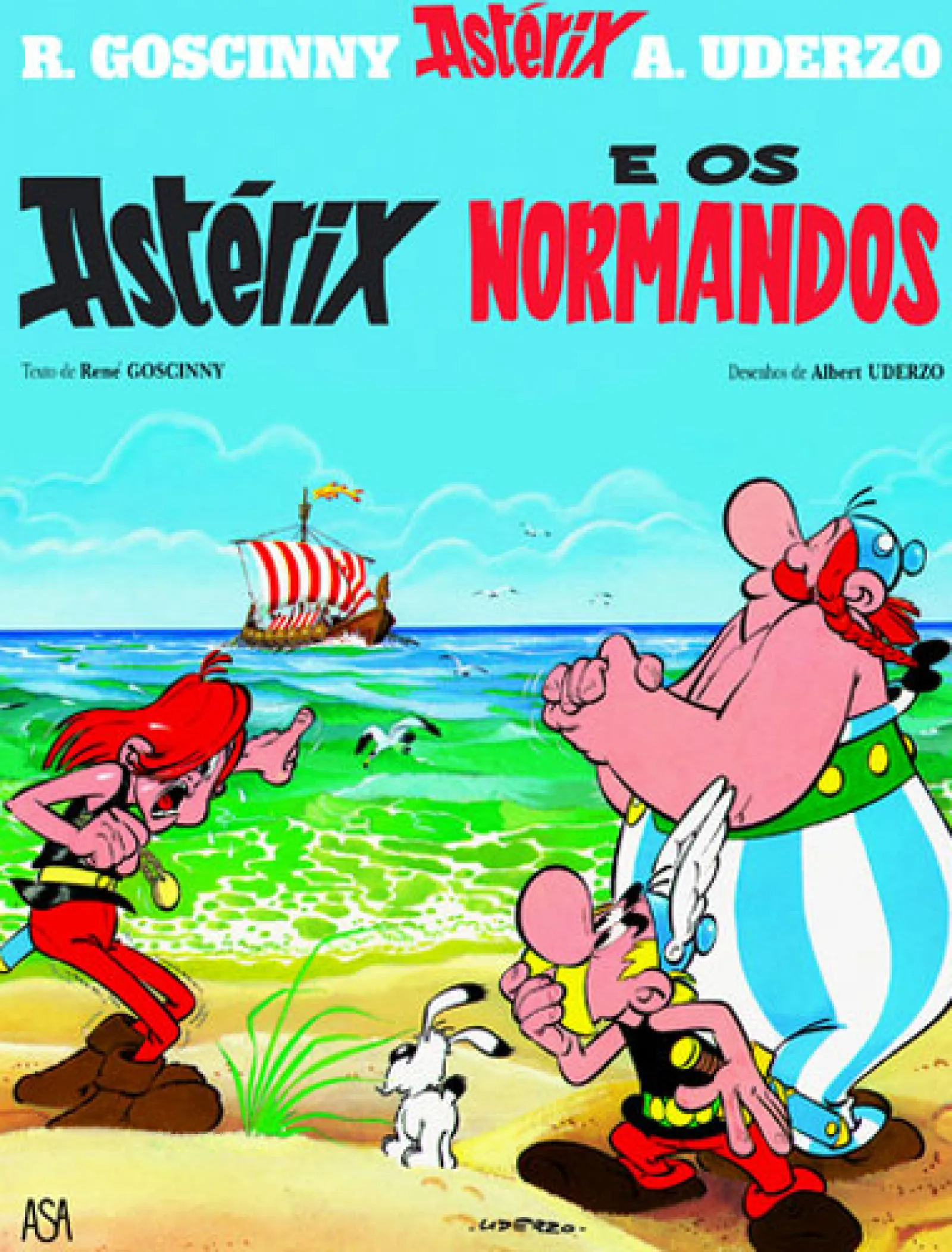 Asa Astérix e os Normandos de René Goscinny e Albert Uderzo