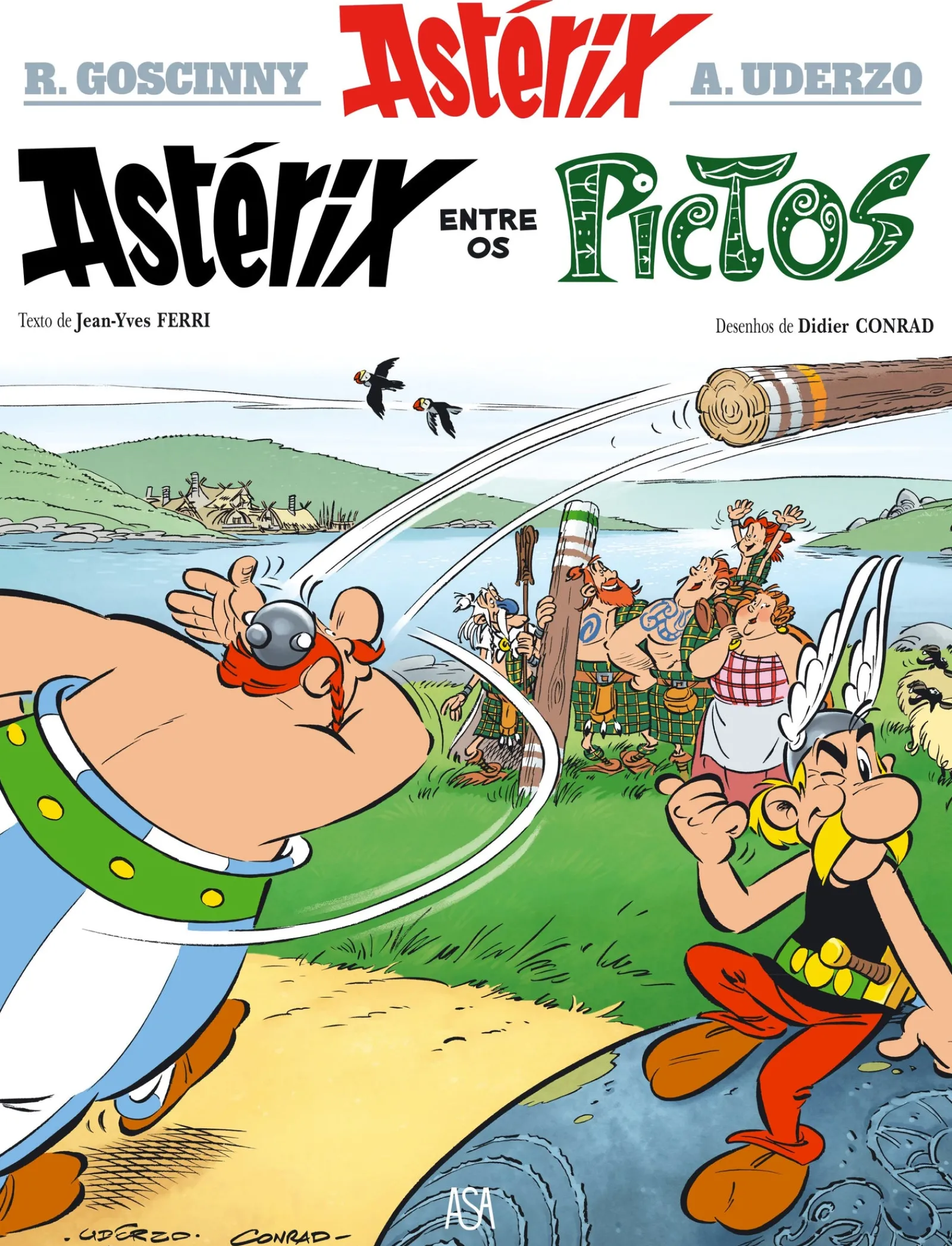 Asa Astérix Entre os Pictos (volume 35) de René Goscinny e Albert Uderzo