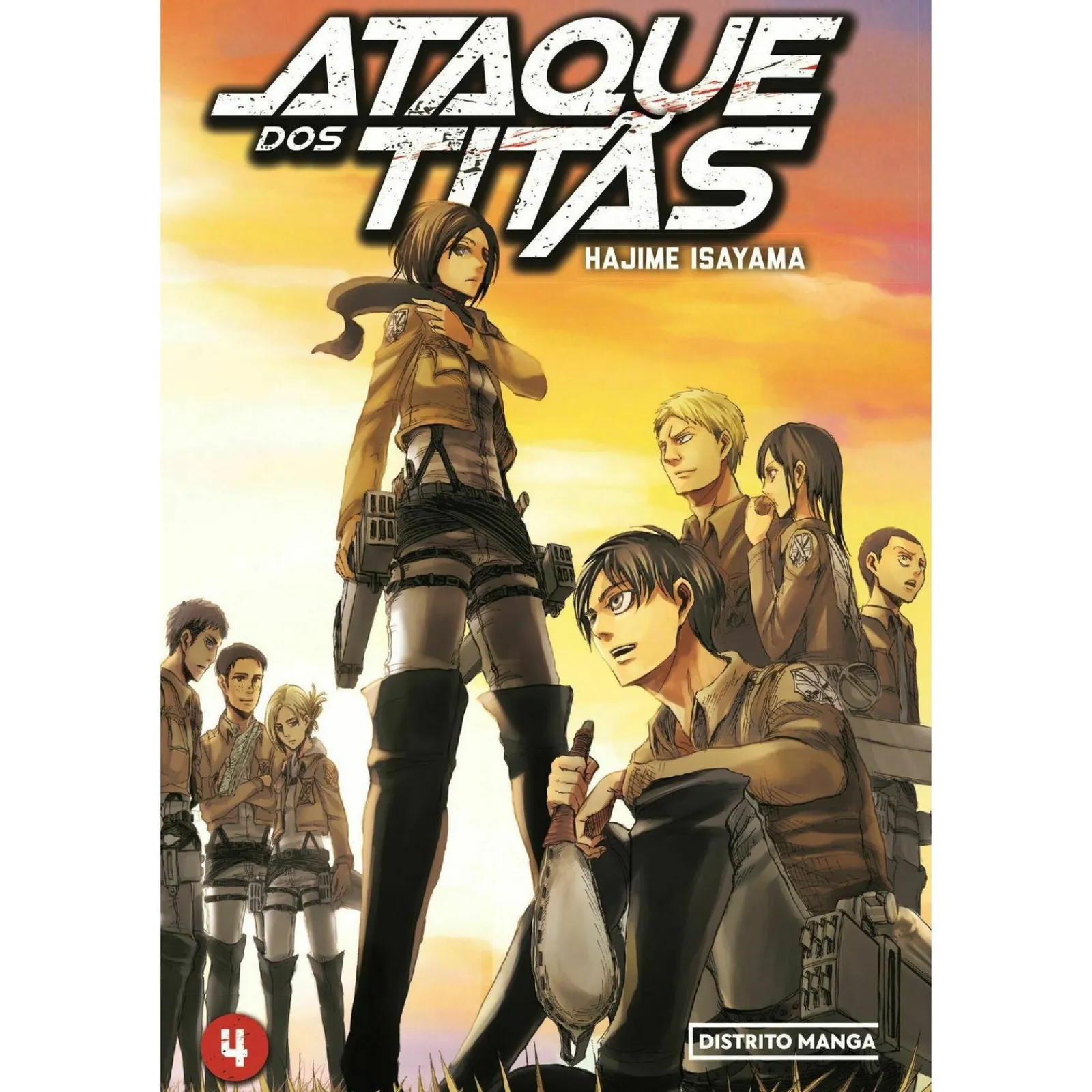 Distrito Manga Ataque dos Titãs - Livro 4 de Hajime Isayama