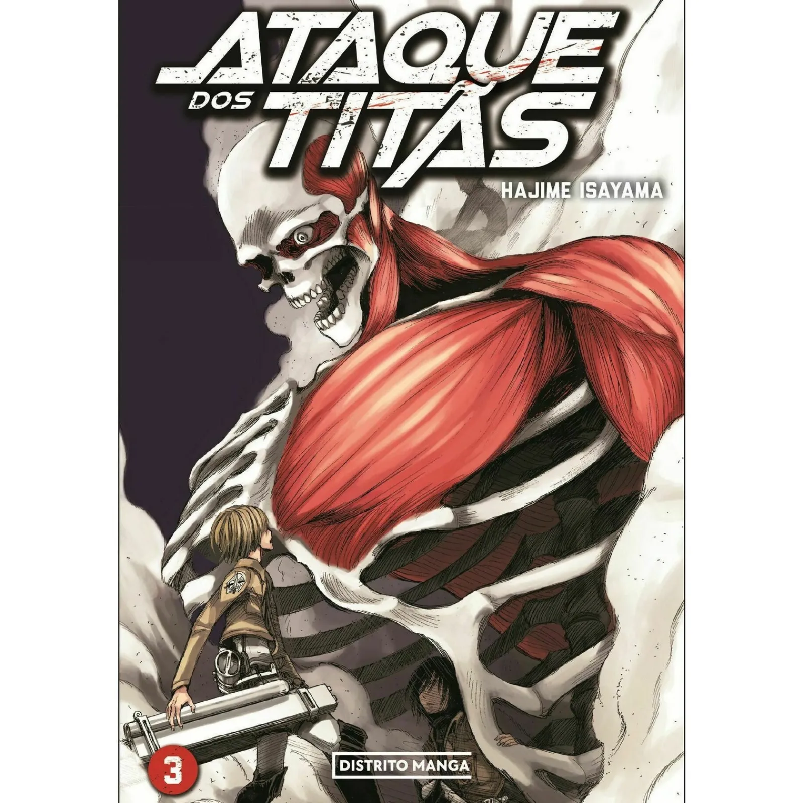 Distrito Mangá Ataque dos Titãs -Livro 3 de Hajime Isayama