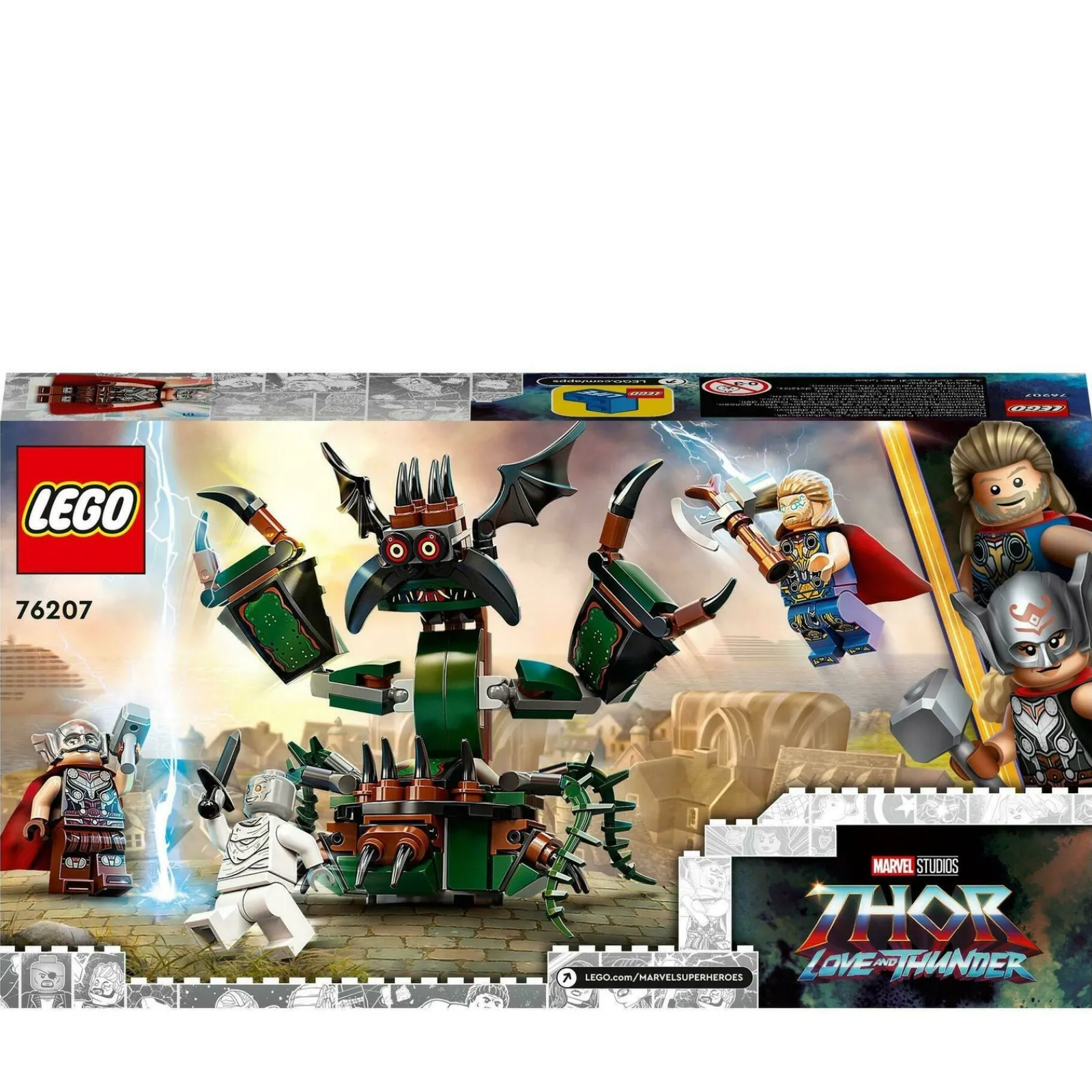 Hot Lego-Super Hero Ataque Sobre O Novo Asgard Lego
