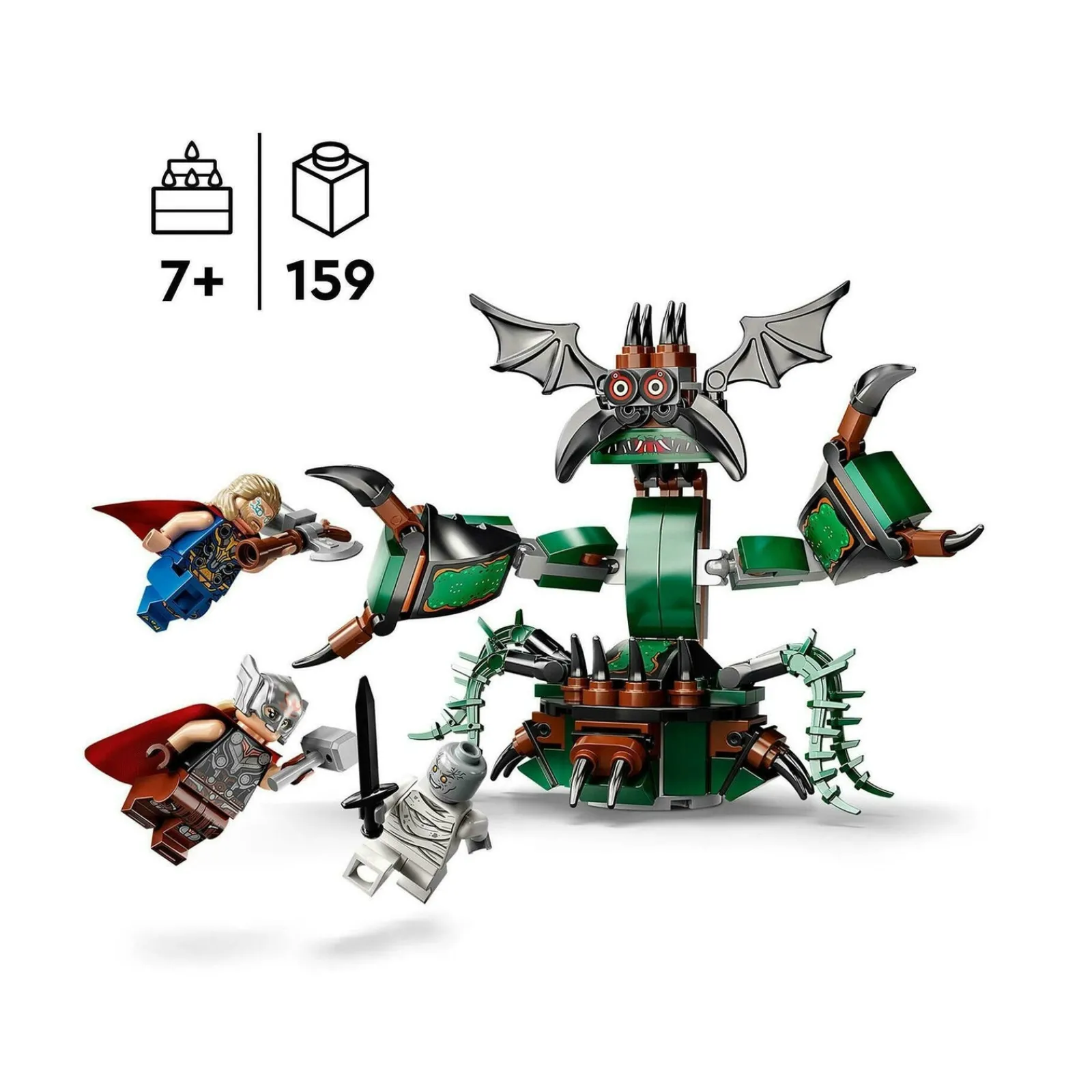 Hot Lego-Super Hero Ataque Sobre O Novo Asgard Lego