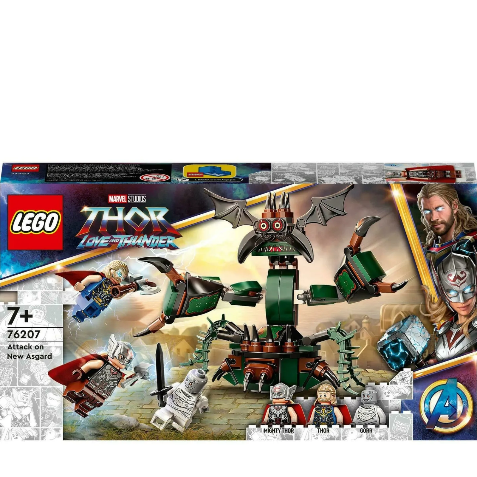 Hot Lego-Super Hero Ataque Sobre O Novo Asgard Lego