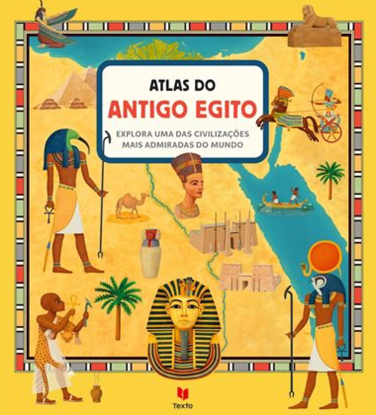 Texto Editora Atlas do Antigo Egito de Tomáš Tuma e Oldrich Ruzicka