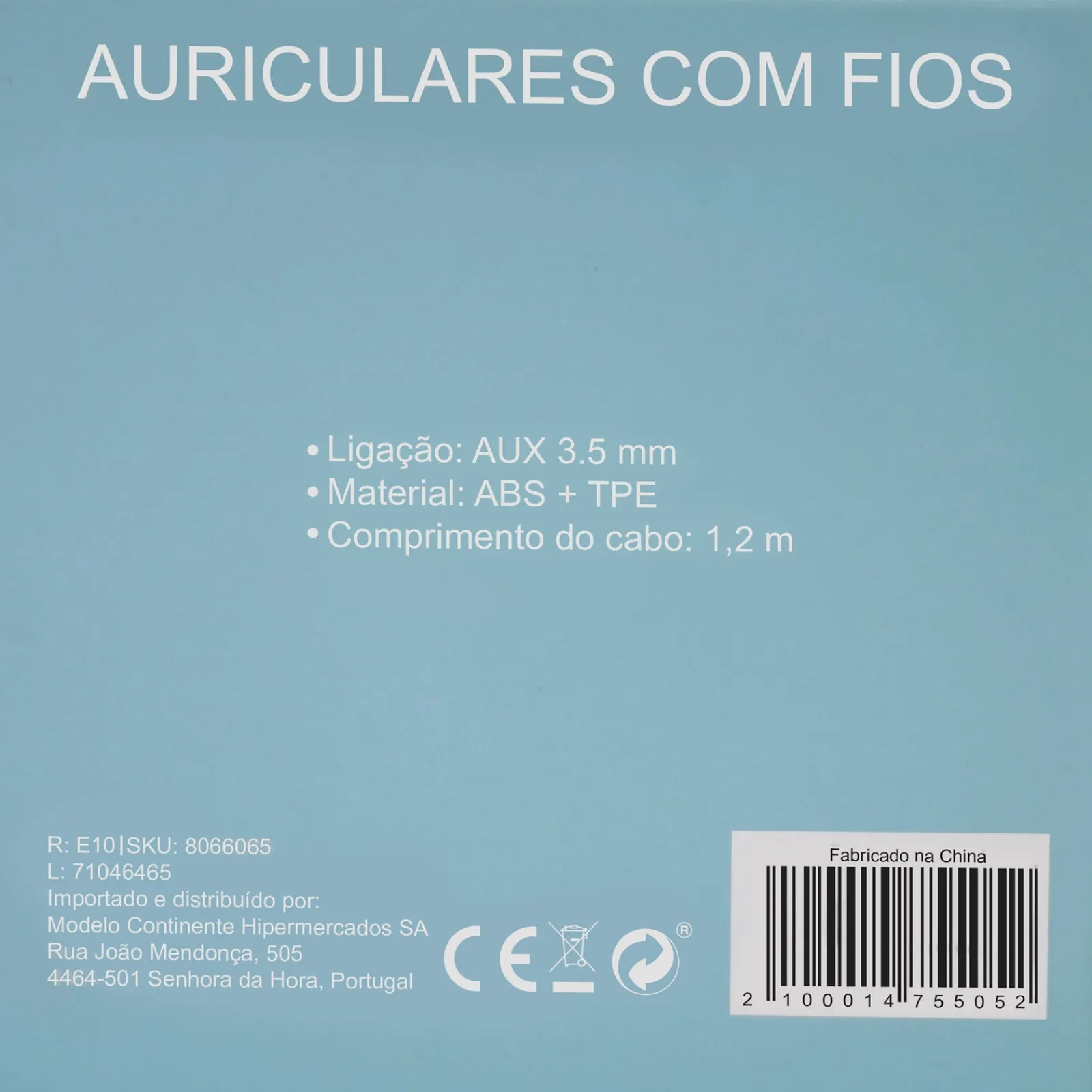 Onetop Auriculares Com Fios Aqua Sky