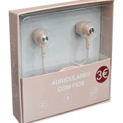 Onetop Auriculares com Fios Rosa Fusion