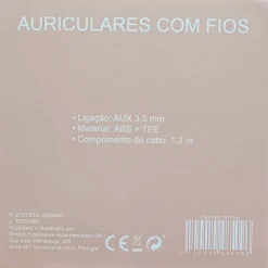 Onetop Auriculares com Fios Rosa Fusion
