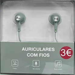 Clearance Onetop Auriculares com Fios Verde Fusion