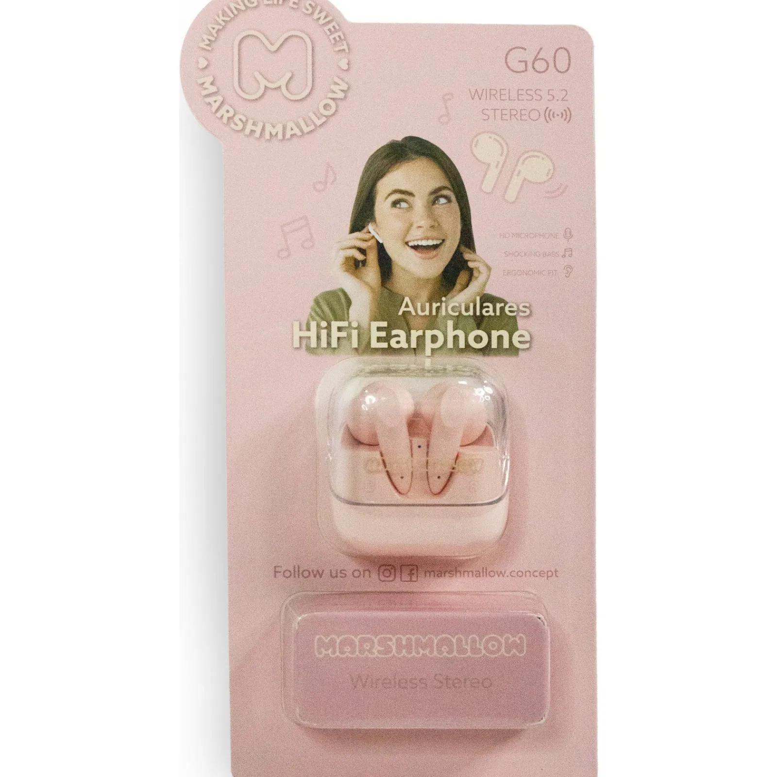 Best Marshmallow Auriculares Sortido