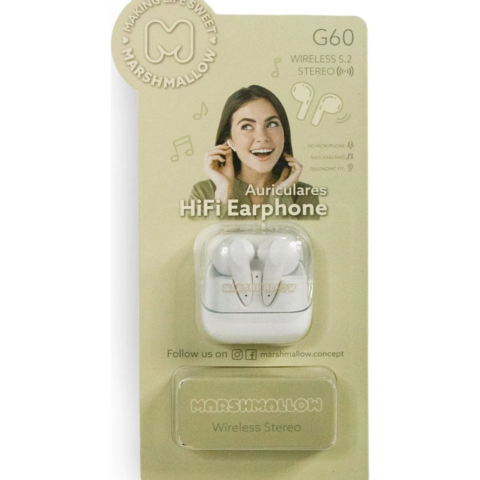 Best Marshmallow Auriculares Sortido