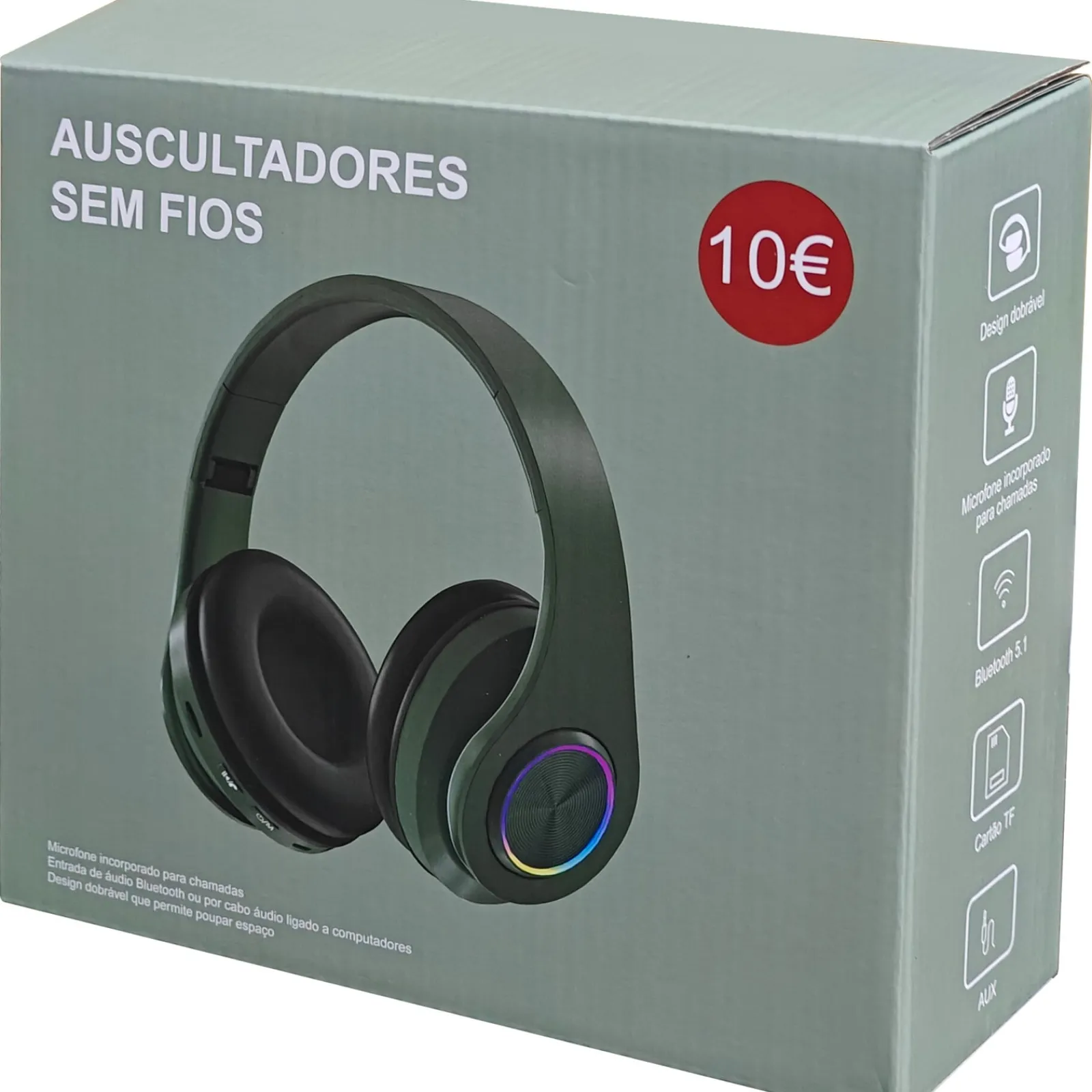 Onetop Auscultadores Sem Fios Verde Fusion