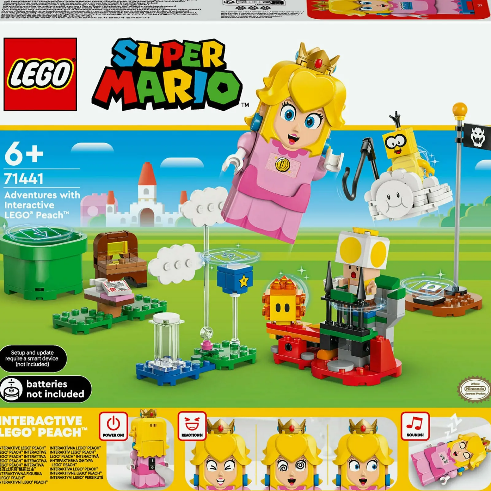 Hot Lego-Sup Mario Aventuras Interativas Com A Lego Peach