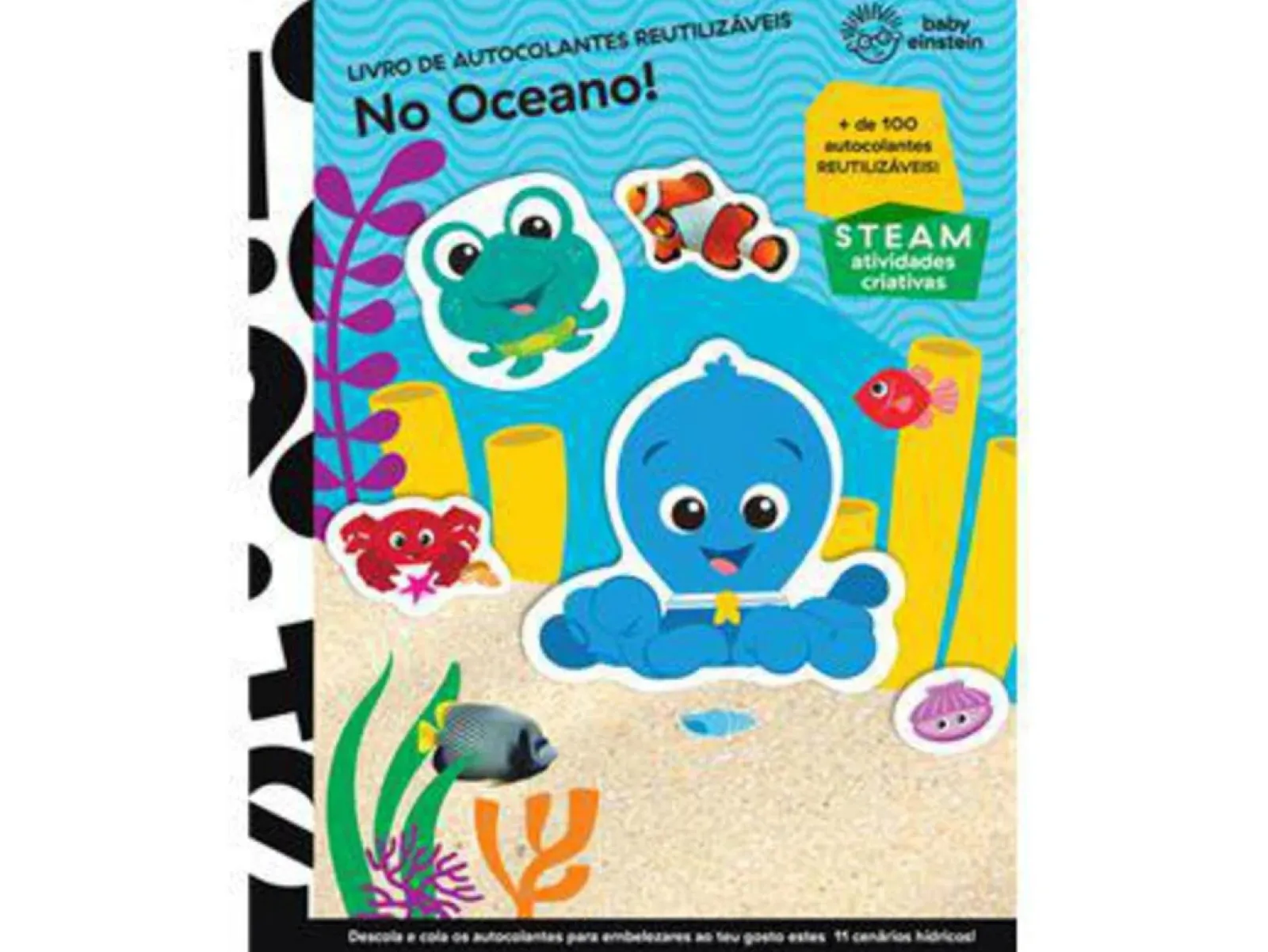 Best Pil Baby Einstein - no Oceano! de Baby Einstein - Livro de Autocolantes Reutilizáveis