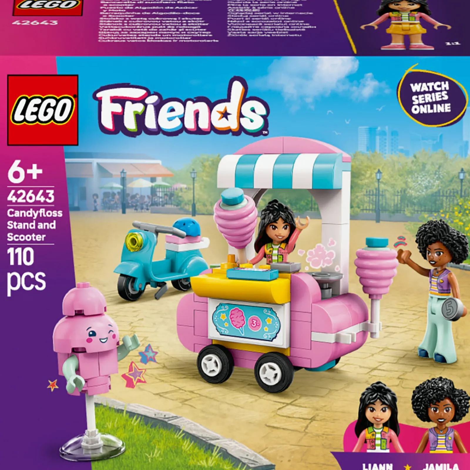Lego-Friends Barraquinha De Algodão-Doce E Scooter