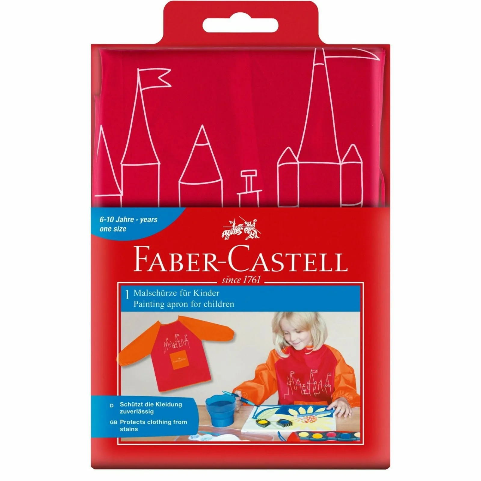 Faber Castell Bata 6-10 Anos Vermelho/Laranja