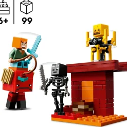 Lego-Minecraft Batalha Da Lava Do Nether