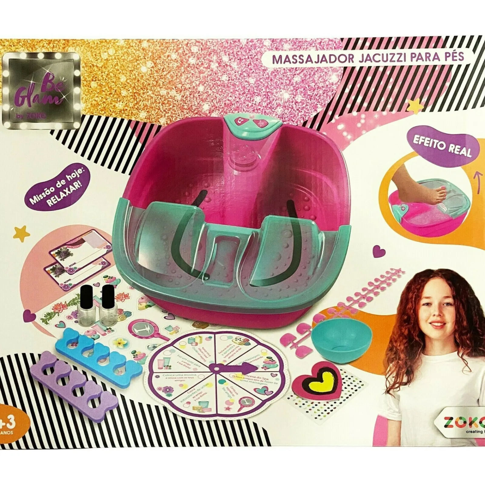 Hot Zoko-Be Glam Be Glam Massajador Jacuzzi Para Pés