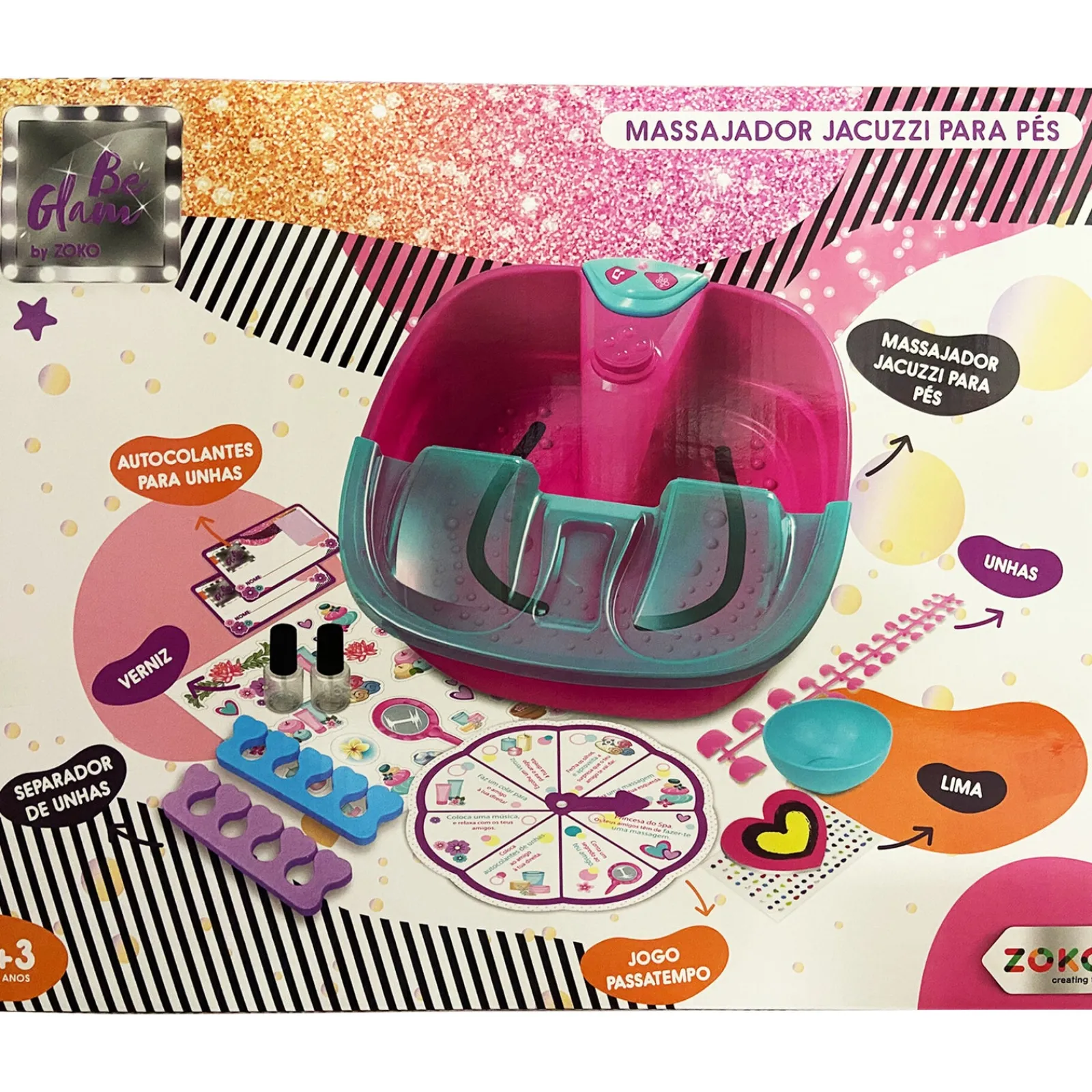 Hot Zoko-Be Glam Be Glam Massajador Jacuzzi Para Pés