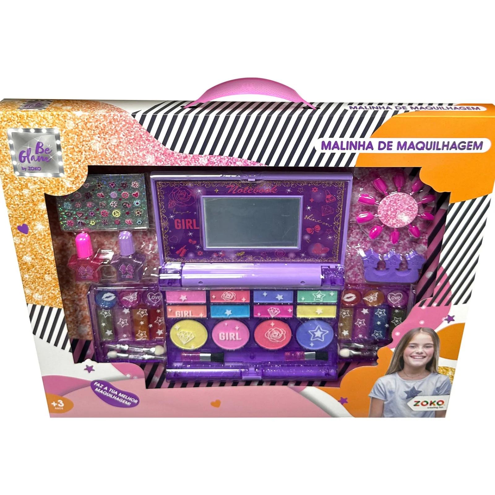 Outlet Zoko-Be Glam Be-Glam Malinha De Maquilhagem