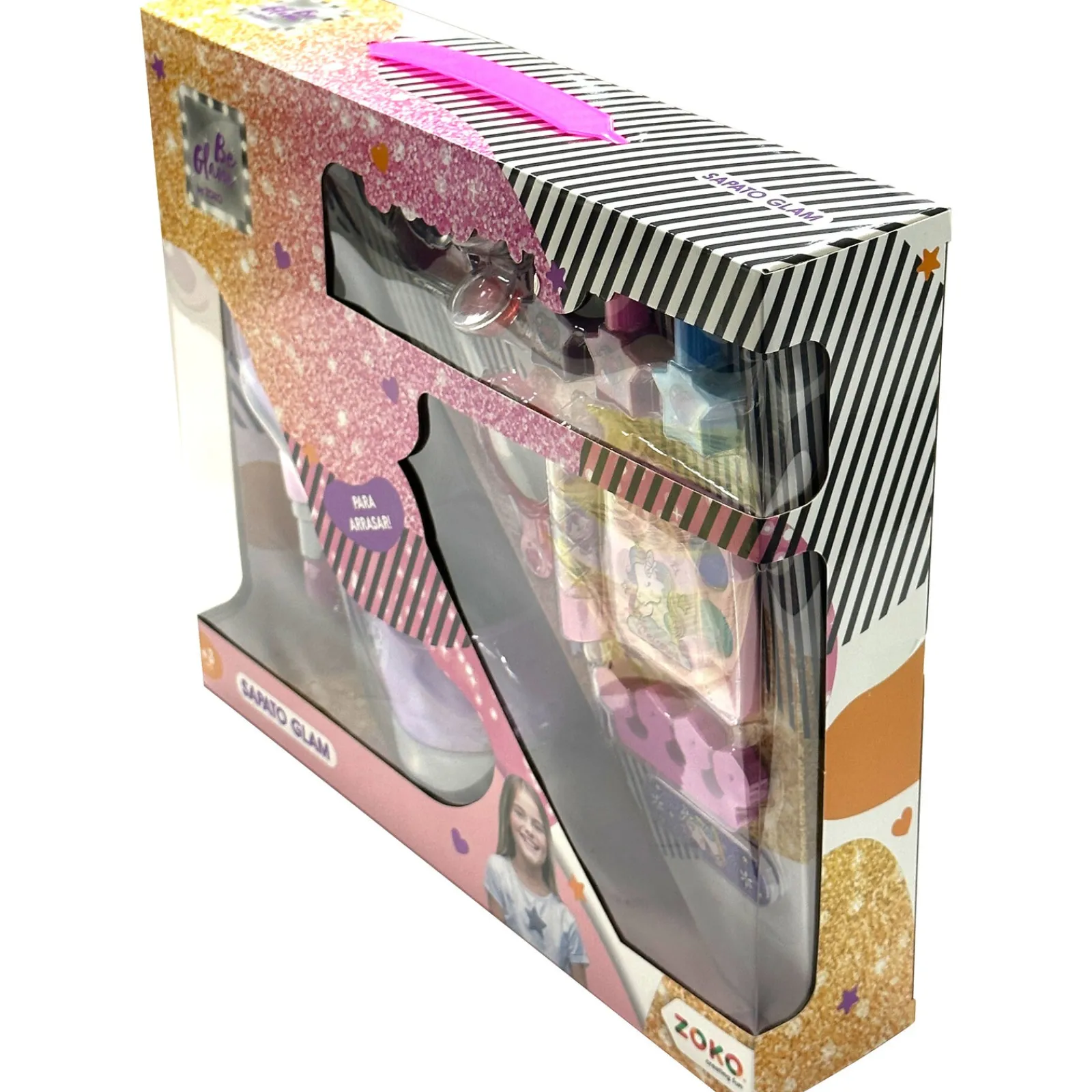 Zoko-Be Glam Be-Glam Maquilhagem Sapato De Cristal