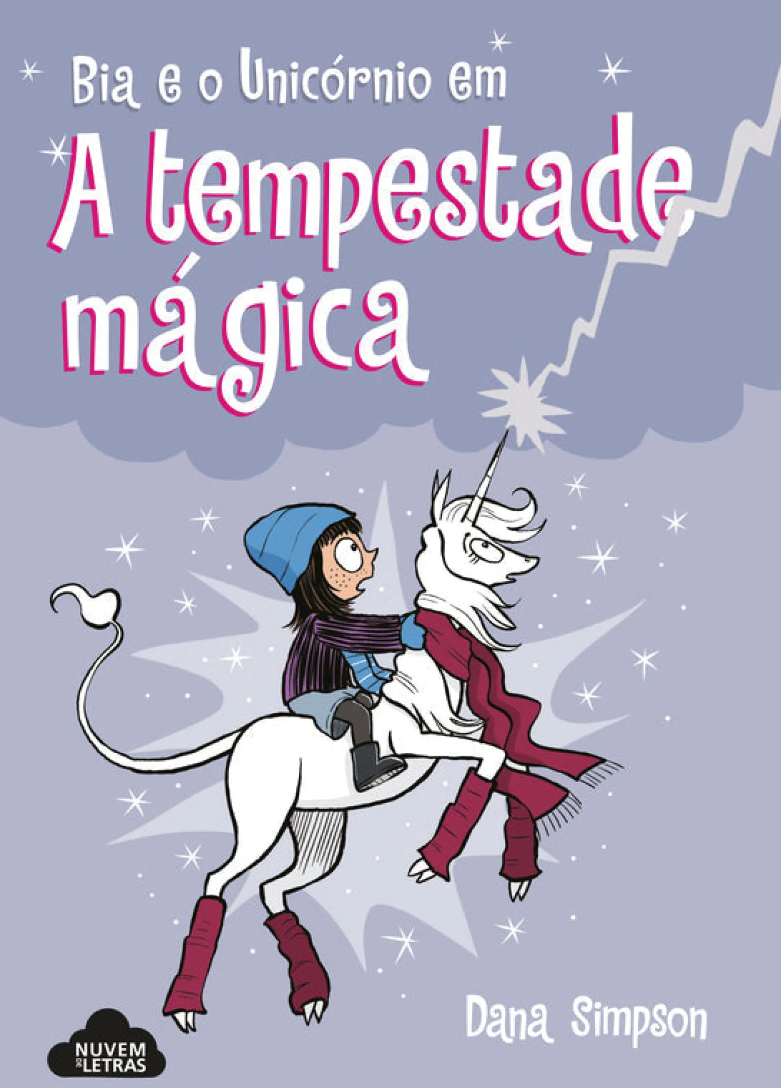 Nuvem De Letras Bia e o Unicórnio - A Tempestade Mágica de Dana Simpson - N.º 6
