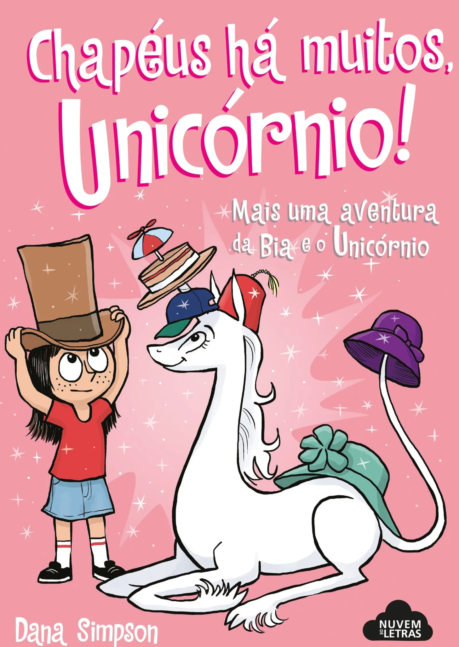 Nuvem De Letras Bia e o Unicórnio - Chapéus Há Muitos, Unicórnio! de Dana Simpson - N.º 7